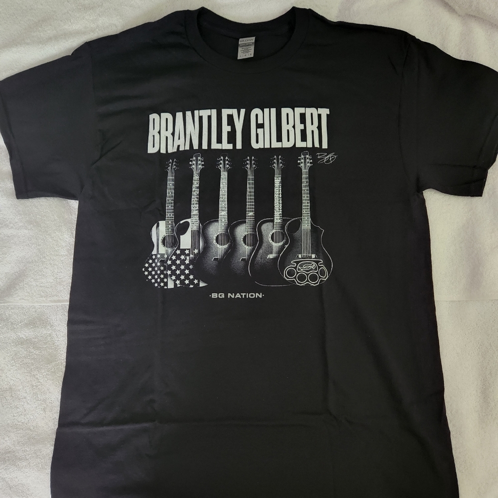 NEW 2022 Brantley Gilbert BG Nation Fan Club Shirt Size L